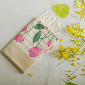 A timeless Kerala ethnic saree, thoughtfully designed to celebrate the spirit of Vishu